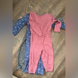 Toddler long sleeve jumpsuit